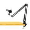 PC mikrofon MEDIA-TECH MT397S — juhtmega, XLR-sisend, 20–20000 Hz, 150 Ω, -32 dB, 2,4 m kaabel, lauaalus, must