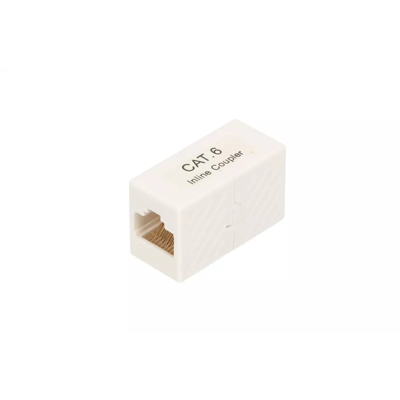 Extralink RJ45 CAT6 UTP ühenduskarp, plastik, valge, 1 tk