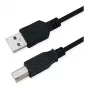 ROLINE RM USB 2.0 kaabel, tüüp A-B, must, 1,8 m