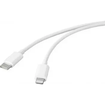 Basetech USB-kaabel USB 2.0 USB-C®-pistik, Apple Lightning-pistik 2,00 m valge BT-2347612