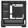 PC Midi Tower DeepCool CG380 3F — must, 235×437×451 mm, toetab 2x120 mm külg- + 1x120 mm tagaventilaatorit, alumine toiteplokk, 2.5 tolli/3.5 tolli kõvakettad