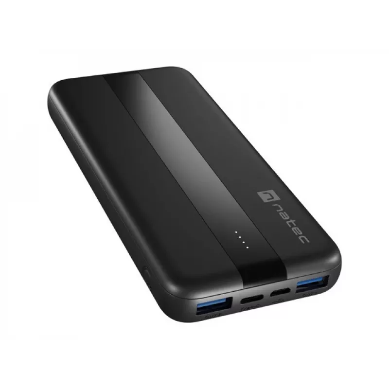 NATEC TREVI SLIM Q V2 Liitiumpolümeer (LiPo) 10000 mAh Must