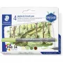 Staedtler pigment brush pen 371 viltpliiats kollane 1 tk