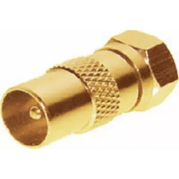 Adapter ShiverPeaks 85323-G IEC-pistik F-pistikule, kullatud kontaktidega