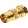 Adapter ShiverPeaks 85323-G IEC-pistik F-pistikule, kullatud kontaktidega