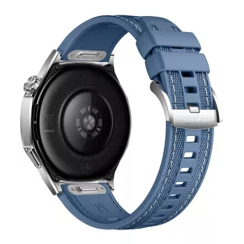 Nutikell HUAWEI WATCH GT5 46mm — 1,43 tolli AMOLED, GPS, 524 mAh, roostevabast terasest korpus, sinine kootud rihm