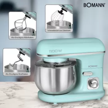 Bomann KM 6030 CB köögikombain 1100 W 5 L mündiroheline