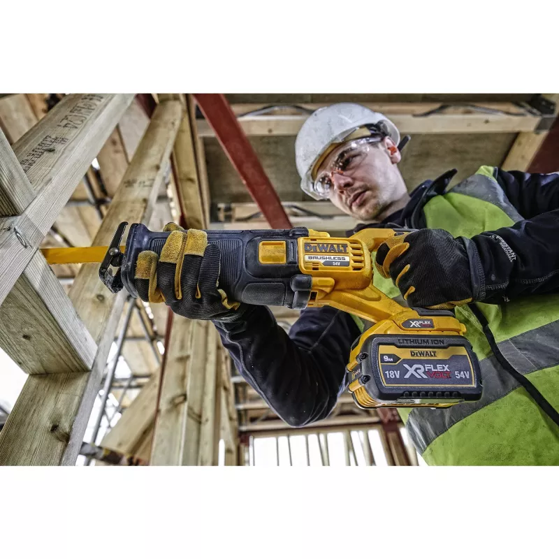 DEWALT DCS389NT tikksaag FlexVolt 54V TSTAK Must, Kollane