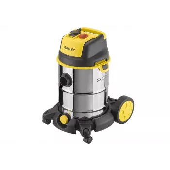 Märg/kuiv tolmuimeja STANLEY SXVC30XTDE 30 L paak, 1600 W, 2 m voolik, 2,5 m kaabel