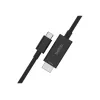 USB USB-C HDMI-kaabel Belkin AVC012bt2MBK 2m Must