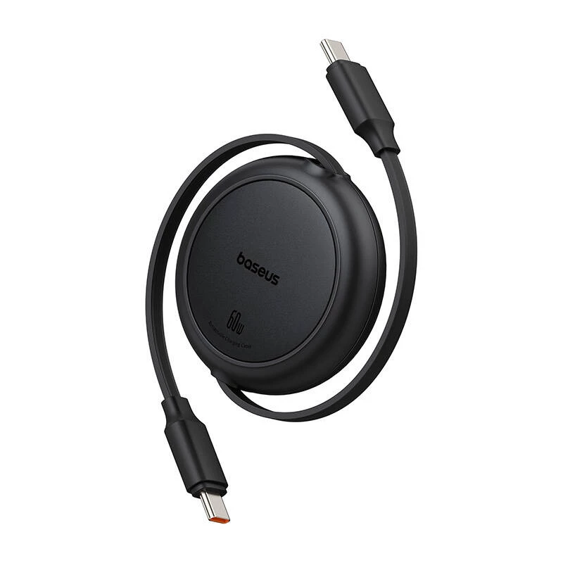 Baseus Free2Pull Mini USB-C to USB-C USB-kaabel, 60W, 1, (must)