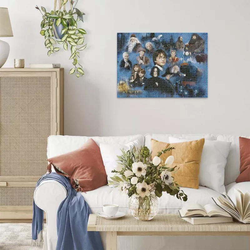 1000-osaline pusle Ravensburger Harry Potteri võlumaailm – 1000 tükki, standardsuuruses pusle