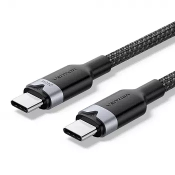 USB-C-C-2.0 Vention 3.1 5A 240W 1m BK kaabel