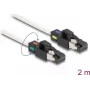 DeLOCK võrgukaabel RJ45 pistik pistikule Cat.6A S/FTP 2 m valge