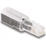 pistikuadapter DeLOCK 88168 RJ10 Must Läbipaistev Kullatud pistikutega