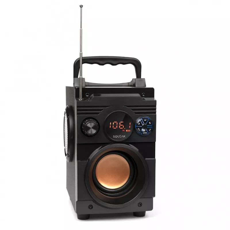 Squeak Bassblaster Bluetooth 5.1 kõlar, FM-raadio, MP3-mängija SQ1001