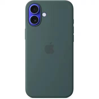 Apple iPhone 16 Plus silikoonkate MagSafe'iga - järve roheline