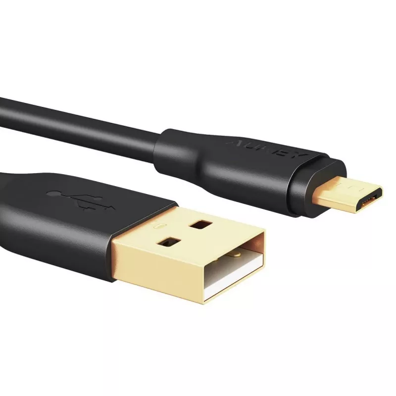 CB-MD1 Must kiirlaadimiskaabel Quick Charge micro USB-USB | 1m | 5A | 480 Mbps