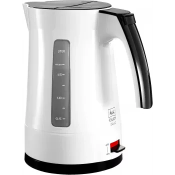 Elektriline veekeetja Melitta Enjoy Aqua 1.7 L 2400 W Must Valge