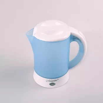 Elektriline veekeetja Maestro MR010 0,6 L 600 W — sinine/valge, veetaseme indikaator, katlakivivastane filter