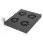 Ventilatsiooniga tühjapaneel Digitus DN-19 FAN-4-HO-SW