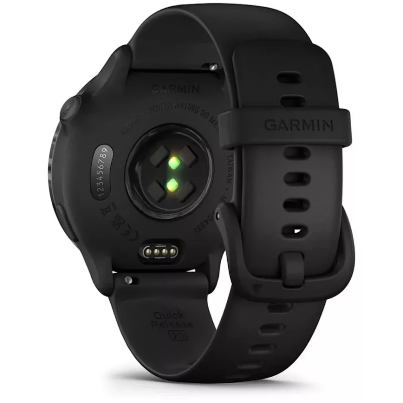 Garmin vívoactive 6 3.05 cm (1.2) AMOLED 42 mm Digitaalne 390 x 390 pikslit Puuteekraan Must Wi-Fi GPS (satelliit)