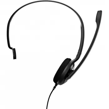 Sennheiser PC 7 USB peakrauaühendusega juhtmega peapaelaga kõrvaklapid kontorisse/kõnekeskusesse USB Type-A must