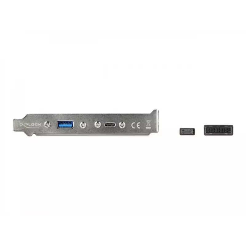Slotklamber DeLOCK 89934 1 x USB USB-C ja 1 x USB Type-A pordiga