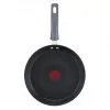 Krepi pann Tefal Daily Cook G7313855, 25 cm, mittenakkuva, roostevabast terasest põhi, bakeliidist käepide, Thermo-Signal