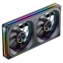 120mmx2 ARGB PWM korpuse ventilaatorid, Jonsbo ZA-240 Infinity Mirror 240mm must
