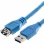 USB-kaabel Helos 014686 USB 3.2 Gen 1 3 m sinine