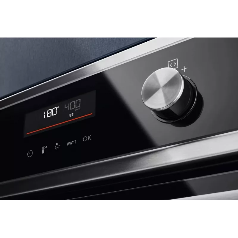 Sisseehitatav ahi Electrolux EVL6E49X, kompaktne 45 cm, metall, must, CombiQui