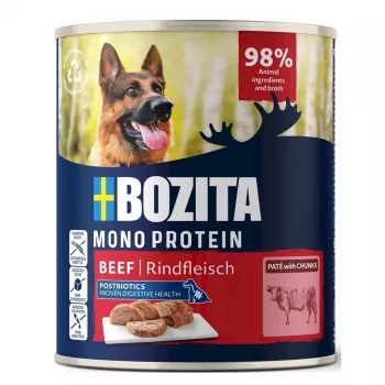 BOZITA Monoprotein Pate Beef - märg koeratoit - 800g