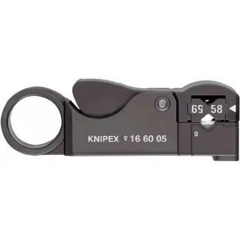 Knipex 16 60 05 KOAX koaksiaalkaabli eemaldaja, sobib koaksiaalkaablile 4–12 mm RG58, RG59, RG62