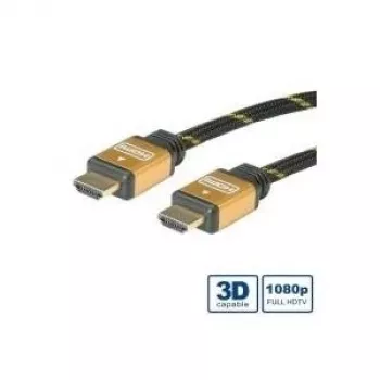 GOLD HDMI High Speed kaabel Ethernetiga 10,0 m, 10 m, HDMI Type A Standard, HDMI Type A Standard