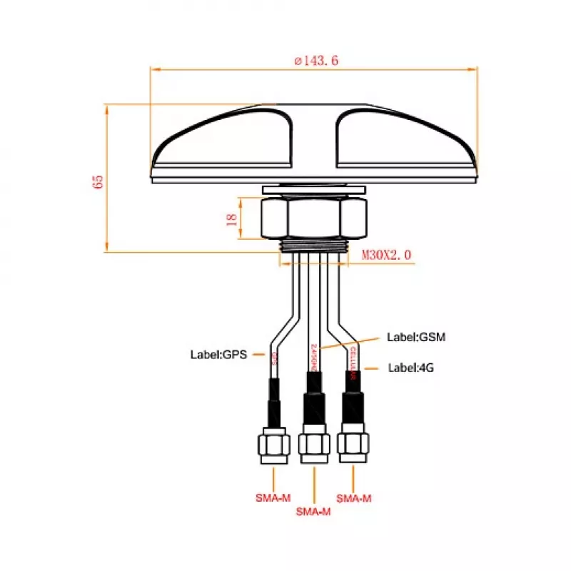 Mitteesuunatav antenn DeLOCK 12455