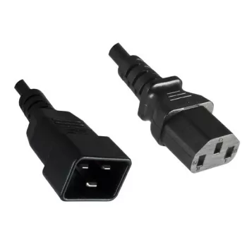 Microconnect PE030610 toitekaabel Must 1 m C13 pistikupesa C20 pistikupesa