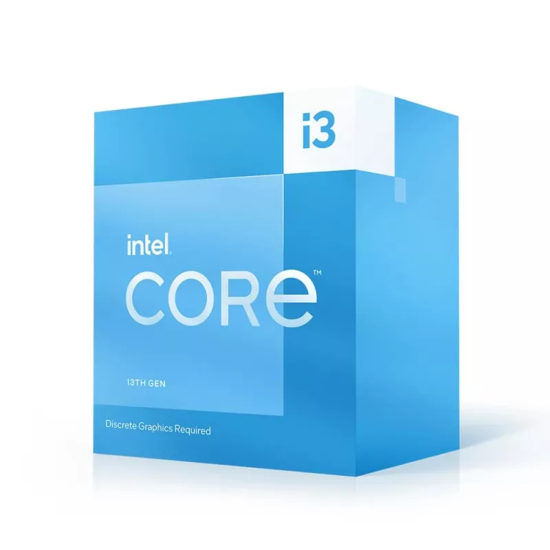 Protsessor Intel Core i3-13100F 4C/8T, 3,4–4,5 GHz, 12 MB, 58 W, LGA1700, BOX