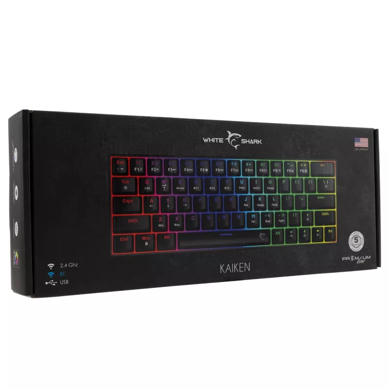 Nuga White Shark Kaiken GK-003111 – Premium Line roostevabast terasest tera, ergonoomiline käepide