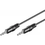Wentronic Goobay 3,5 mm pistikühenduskaabel HQ, must, 0,6 m - 3,5 mm pistik (3-kontaktiline, stereo) > 3,5 mm pistik (3-kontaktiline, stereo) (51141)