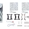 Vedelikjahutuskomplekt Cooler Master MasterLiquid 240L Core ARGB Valge — 240 mm radiaator, 120 mm ventilaatorid, toetab LGA1700/AM5/AM4 ja vanemaid pesasid