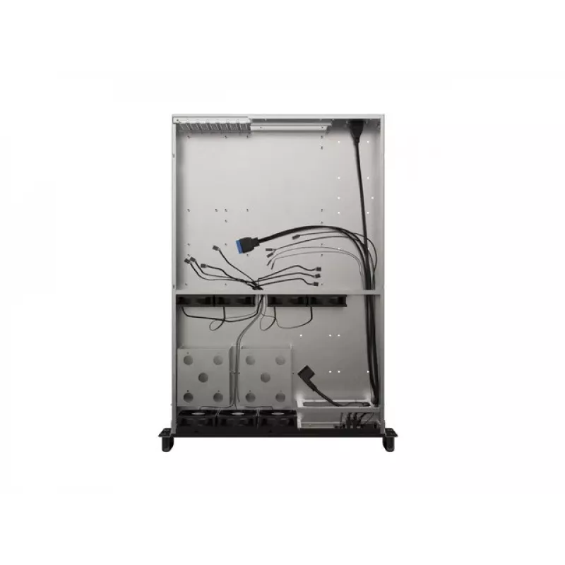 Rack Chassis Lanberg SC01-6502-12B 2U Must 7 Ventilaatorit