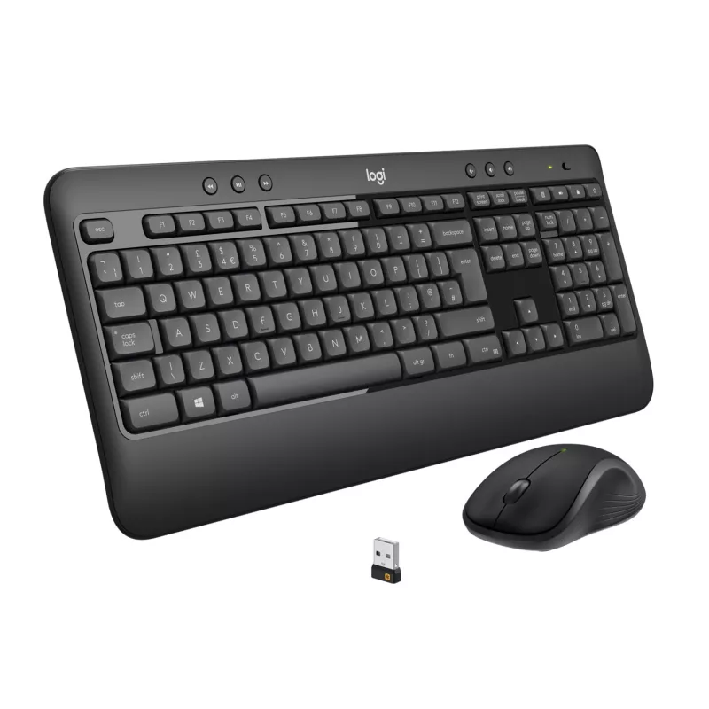 Logitech MK540 Advanced - klaviatuuri ja hiire komplekt - juhtmevaba - 2,4 GHz - hispaania QWERTY