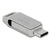 USB-mälupulk DeLOCK 128GB USB-C Type-A pöördmehhanismiga mudel