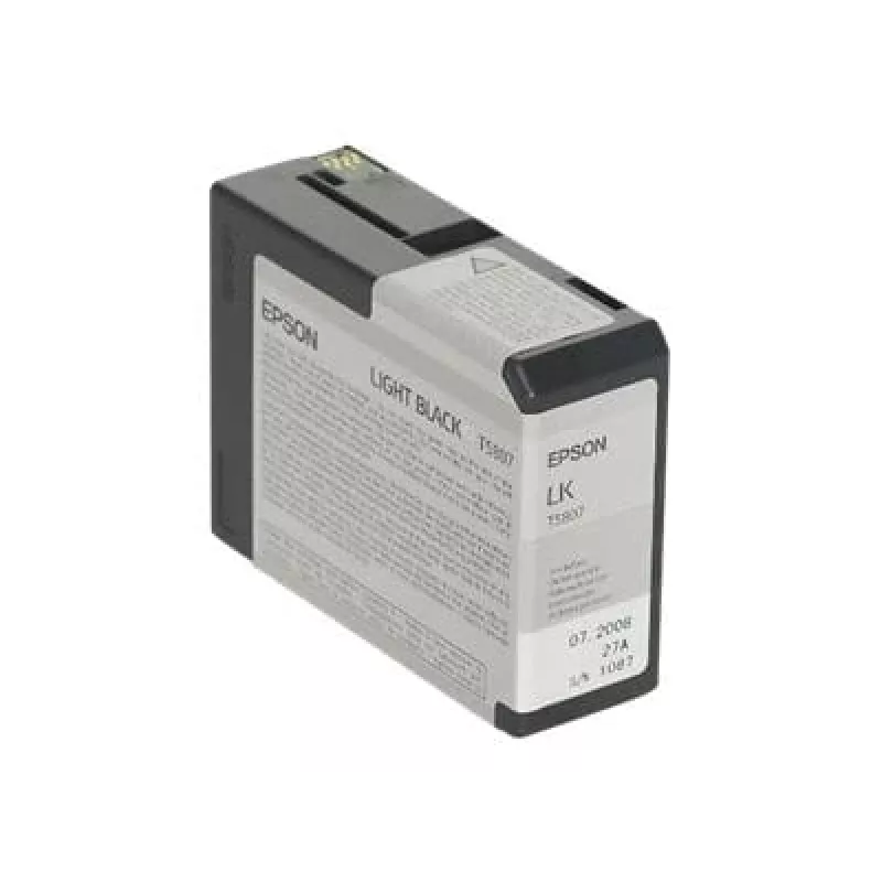 Epson üksikpakend hele must T580700, hele must, pigmendipõhine tint, 80 ml, 1 tk