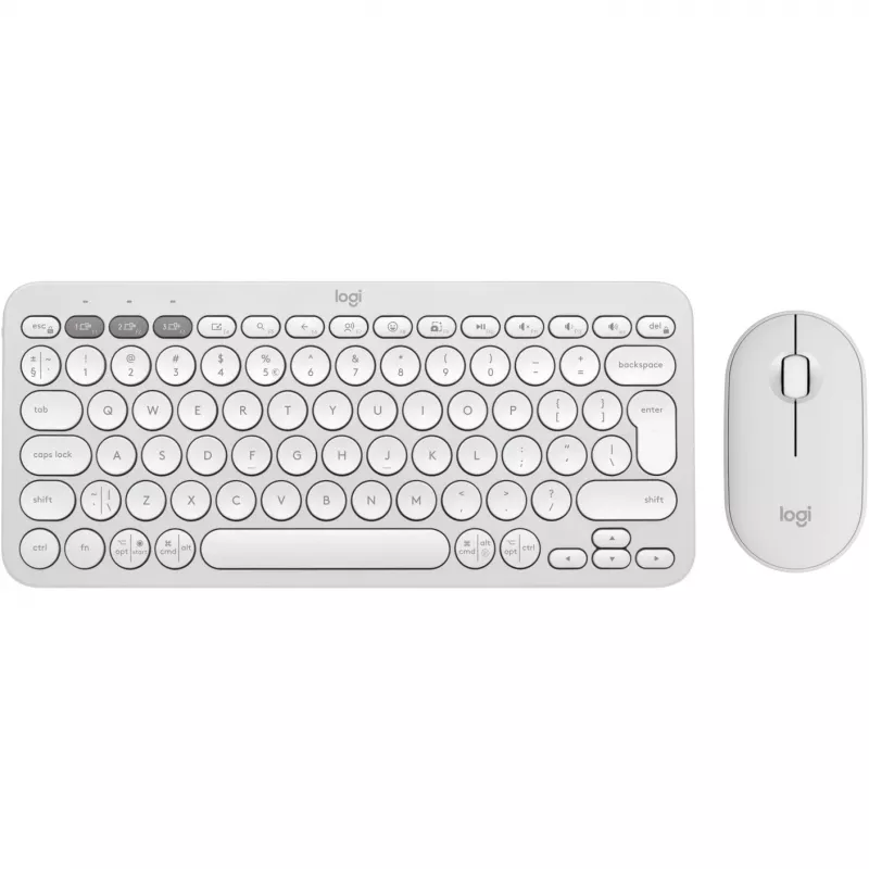 Juhtmevaba klaviatuuri ja hiire komplekt Logitech Pebble 2