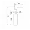PYRAMIS DP-01 028102501 seebidosaator kroom, roostevaba teras