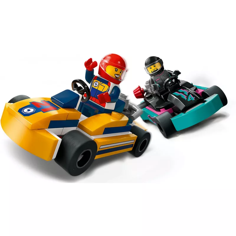 Ehitusmänguasi LEGO 60400 City Go-Karts with Racers – mängukomplekt minifiguuride ja sõidukitega