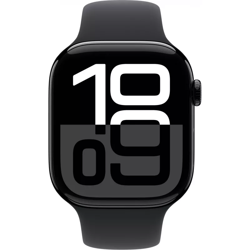 Apple Watch Series 10 alumiiniumkorpuse GPS + mobiilside 46 mm Diamond Must spordirihm must M/L
