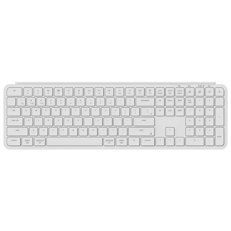 Keychron B6P-K8 klaviatuur täissuuruses USB RF juhtmevaba Bluetooth elevandiluu